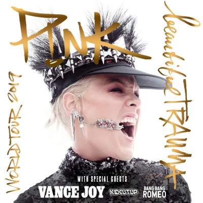 An image for P!NK comes to the UK!