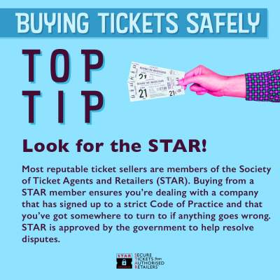 An image for Buying Tickets Safely