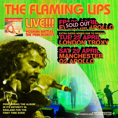 flaming lips tour uk 2023